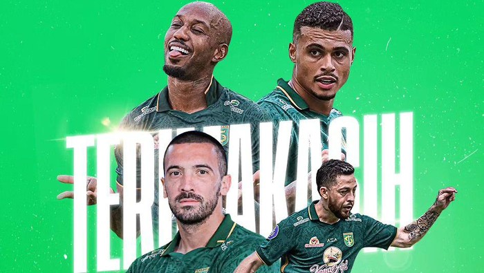 Empat pemain asing Persebaya tak diperpanjang kontraknya