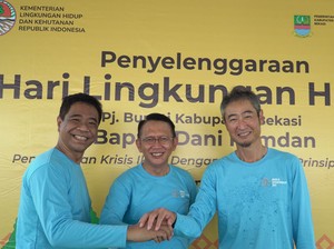 Peringati Hari Lingkungan Hidup, Kota Deltamas Tanam Pohon di Kawasan GIIC