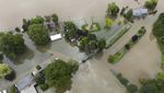 Foto Udara Dahsyatnya Banjir Menerjang Jerman