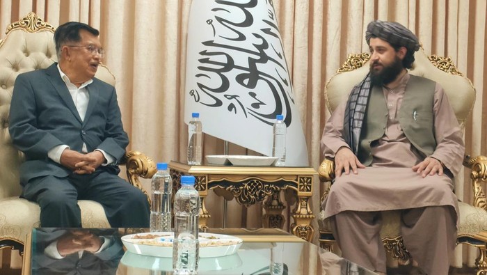 JK bersama tokoh senior Taliban, Mullah Muhammad Yaqoob Mujahid
