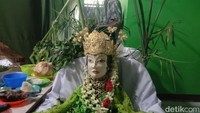 Potret Dewi Sri yang disimpan di sekitar Lumbung Dalem (Foto: Sudedi Rasmadi/detikJabar)