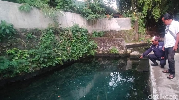 Lokasi tenggelamnya bocah perempuan di Desa Nglinggi, Kecamatan Klaten Selatan, Klaten, Rabu (5/6/2024).
