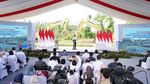 Momen Mendag Zulhas Dampingi Jokowi Groundbreaking Infrastruktur IKN