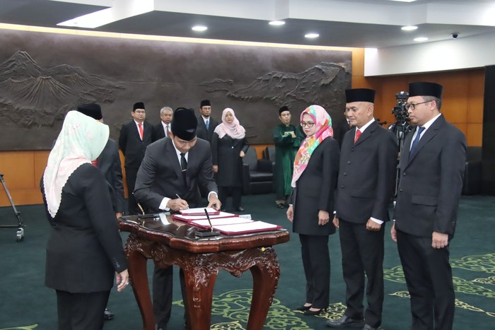 Pelantikan Pejabat di Setjen MPR