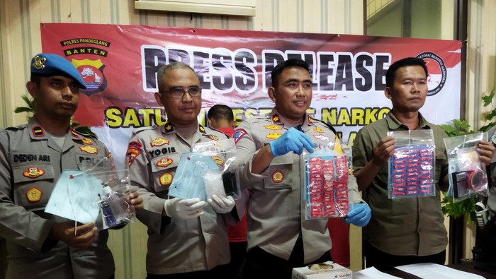 Polres Pandeglang ungkap kasus peredaran sabu-sabu
