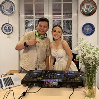 Yuni Shara juga menghadirkan disc jockey ternama Arvid Gema Indrawan atau dikenal sebagai DJ egikagi. Foto: Instagram/@krisdayantilemos @egikagi @wonty_dw