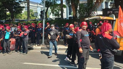 Aksi Buruh Hari Ini Tolak Iuran Tapera!