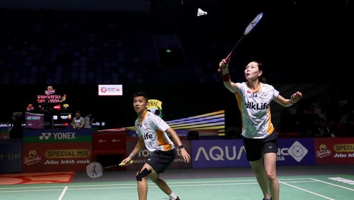 Ganda campuran Dejan Ferdinansyah/Gloria Emanuelle Widjaja di Indonesia Open 2024