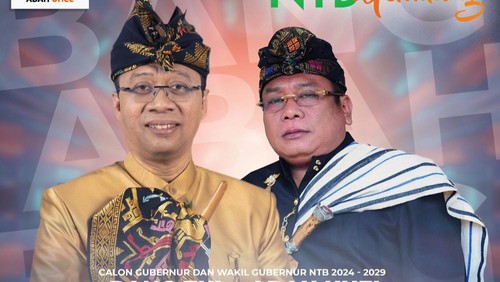 Duet Zulkieflimansyah-Suhaili (Zul-Uhel) bakal dideklarasikan untuk maju dalam Pilgub NTB 2024. (Istimewa)