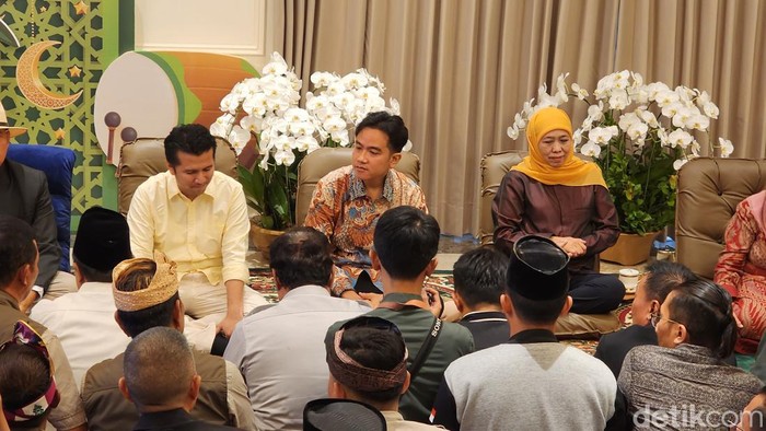Gibran bertemu Khofifah-Emil di kediaman Khofifah