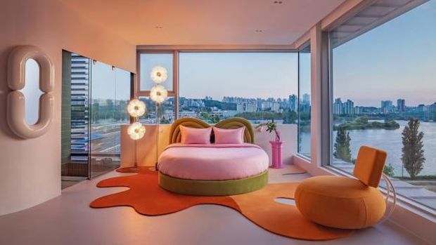 Hotel Jembatan Sky Suite di Hangang Bridge di Seoul, Korea Selatan. (Dok. Seoul Metropolitan Geoverment)