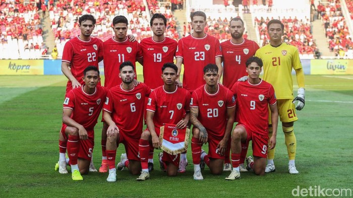 Timnas Indonesia bentrok dengan Irak pada Kualifikasi Piala Dunia 2026 zona Asia. Pertandingan berlangsung di Stadion Gelora Bung Karno, Jakarta, Kamis (6/6/2024) sore WIB.
