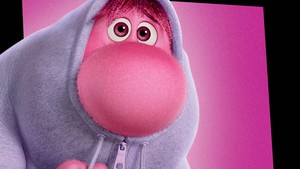 Embarrassment adalah emosi yang pemalu dan pendiam. Dia nggak akan berkutik kalau terjebak dalam kecanggungan sosial. Karakter emosi ini tampil khas dengan hoodie-nya sebagai tempat persembunyian. (Foto: dok. Disney/Pixar)