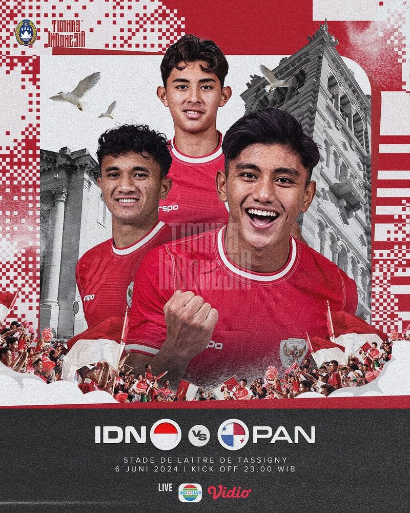 Jadwal Timnas Indonesia vs Panama U-20 Toulon Cup 2024