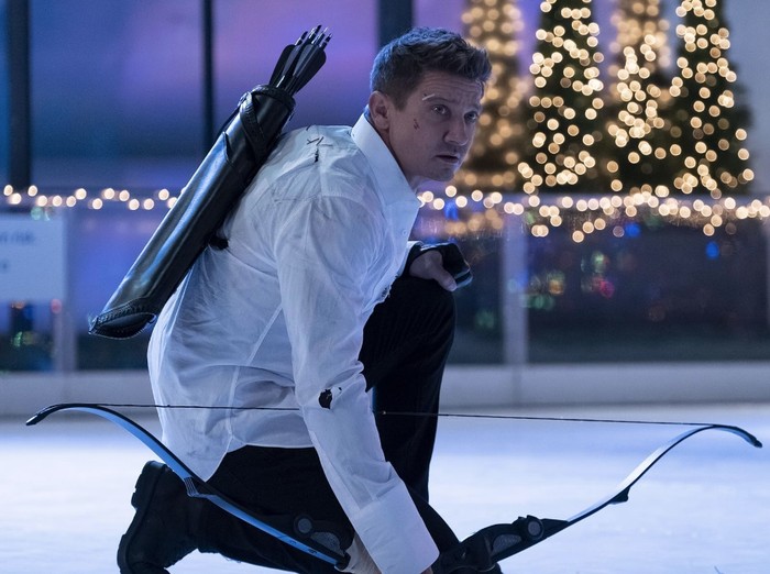 Jeremy Renner Cuplikan adegan Jeremy Renner di Hawkeye.