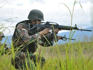 TNI-Polri Rebut Markas KKB di Distrik Bibida Paniai, 1 Pelaku Ditembak Mati