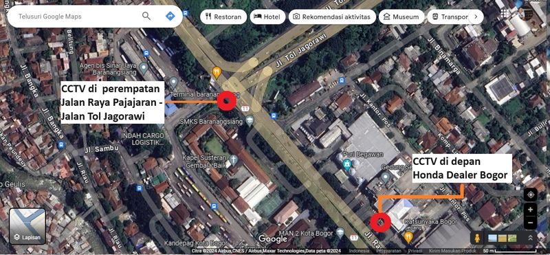 Menelusuri jejak pelarian pembunuh Noven di Bogor