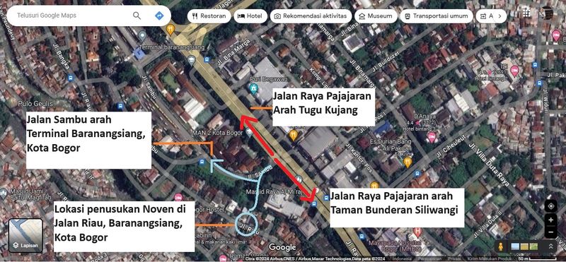 Menelusuri jejak pelarian pembunuh Noven di Bogor