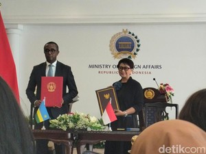 RI dan Rwanda Teken MoU Bebas Visa Paspor Diplomatik hingga Bahas Palestina