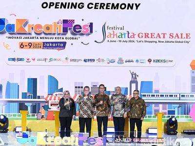 Momen Pj Gubernur DKI Heru Budi Hartono Buka FJGS dan JaKreatiFest