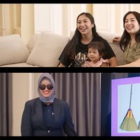 Melalui video di akun YouTube pribadinya Nikita Willy membagikan momen dirinya belajar menyapu dan mengepel. Pembelajaran tersebut diawali dengan pengenalan beragam jenis sapu dan setrika. Foto: YouTube/Nikita Willy Official