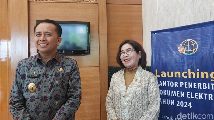 Pj Gubernur Sumatera Selatan Agus Fatoni dan Kakanwil BPN Sumsel Asnawati