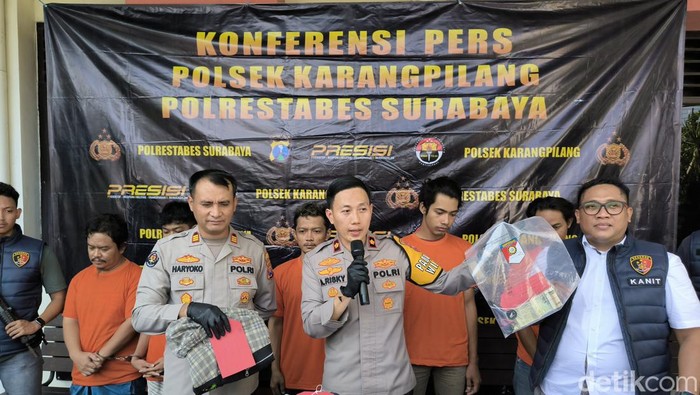 Polisi membekuk komplotan curanmor di Surabaya