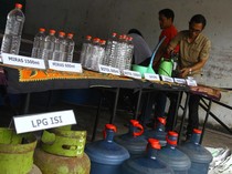 Polisi Ungkap Kasus Pabrik Miras Ilegal di Malang