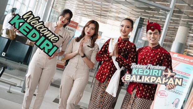 Rute Baru Super Air Jet Kediri-Balikpapan