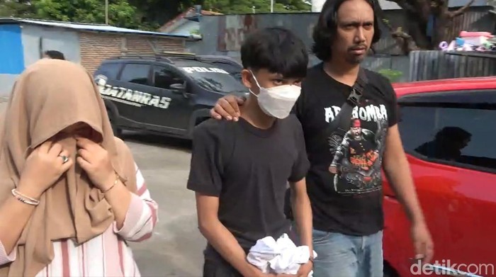 Sejoli pembunuh nenek Tarimah di Makassar ditangkap. Reinhard/detikSulsel