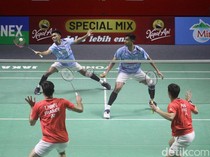 Aksi Bagas/Fikri Sikat Pasangan Prancis, Melaju ke 8 Besar Indonesia Open!