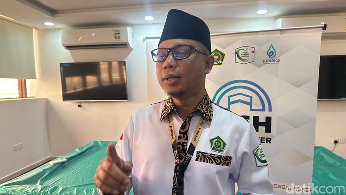 Direktur Layanan Haji Luar Negeri Kementerian Agama Subhan Cholid di Kantor Daker Makkah, Kamis (6/6/2024).