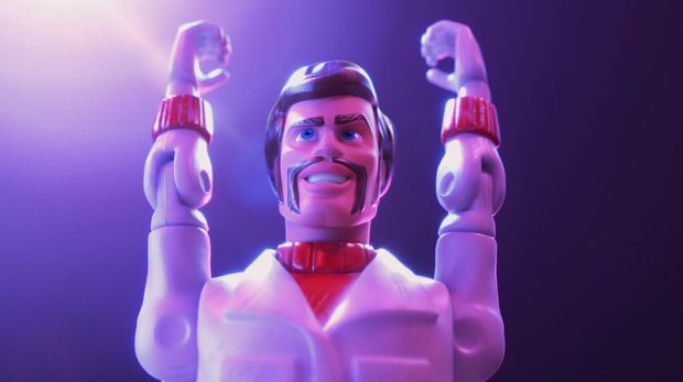 Cuplikan adegan Keanu Reeves di Toy Story 4.