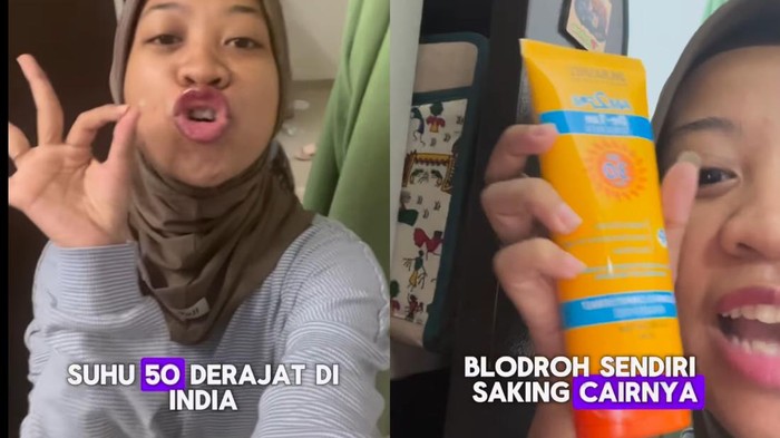 Cerita WNI di India soal Suhu Panas Bak Neraka Bocor, Skincare Sampai Cair