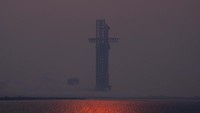 Starship meluncur dari fasilitas Starbase di Boca Chica, Texas. Roket ini meluncur pada Kamis (6/6) pukul 7:50 CT atau sekitar pukul 19.50 waktu Indonesia. (SpaceX/Handout via REUTERS)