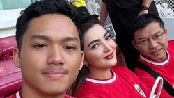 Momen Seru Ashanty Antar Arsya Jadi Pendamping Indonesia Vs Irak