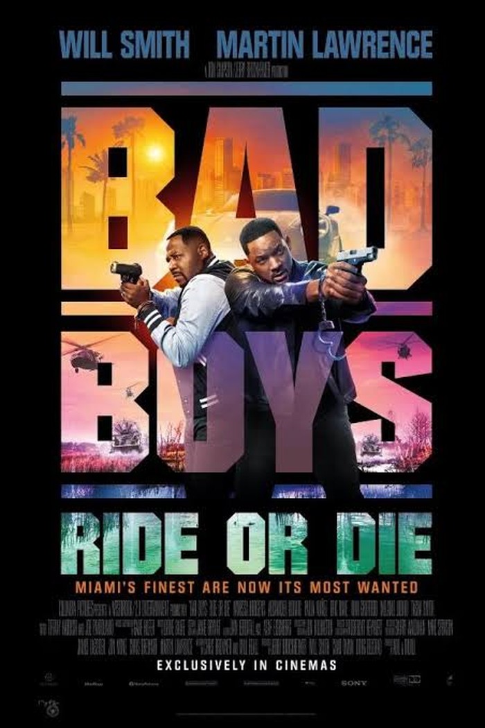 Cuplikan adegan dalam film Bad Boys: Ride or Die.