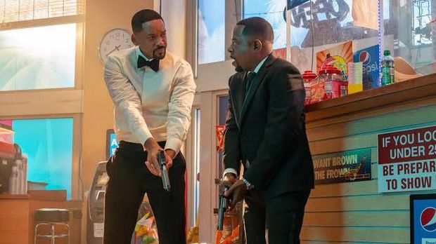 Cuplikan adegan dalam film Bad Boys: Ride or Die.