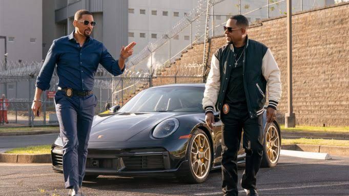 Cuplikan adegan dalam film Bad Boys: Ride or Die.