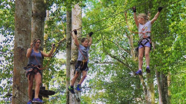 Bali Treetop Adventure Park, Bedugul. (Facebook Bali Treetop Adventure Park)