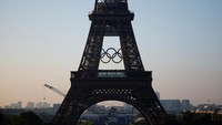 Api Olimpiade akan ditempatkan di Jardin des Tuileries, dekat Louvre. REUTERS/Sarah Meyssonnier  