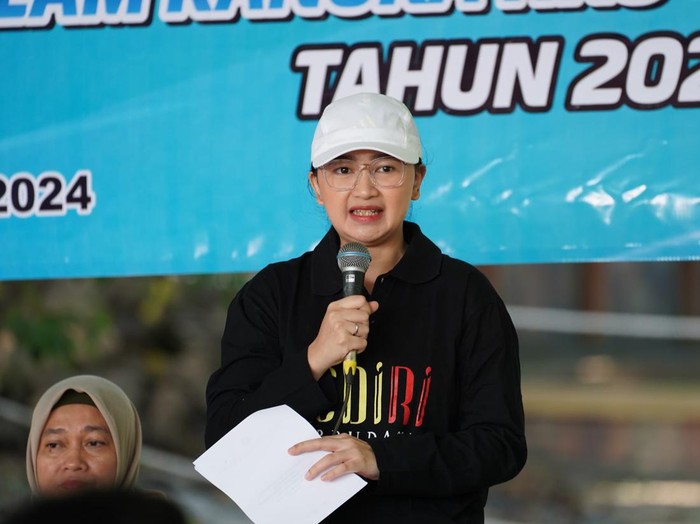 Ketua Tim Penggerak (TP) Pemberdayaan dan Kesejahteraan Keluarga (PKK) Kabupaten Kediri Eriani Annisa Hanindhito.