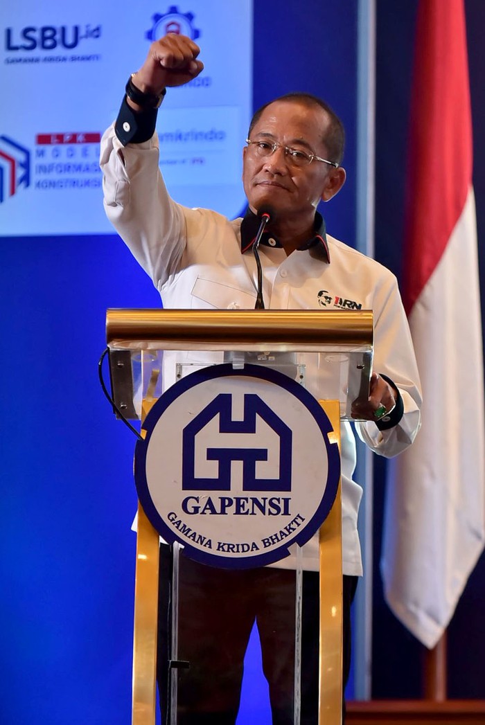 Andi Rukman Nurdin (ARN) resmi terpilih menjadi Ketua Umum Badan Pengurus Pusat Gabungan Pelaksana Konstruksi Nasional Indonesia (BPP Gapensi) periode 2024-2029.