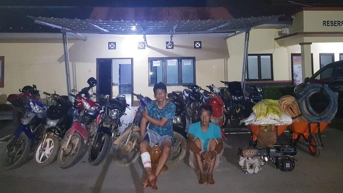 Polisi meringkus 2 pelaku curanmor lintas provisi di Bangka Belitung (Babel). Salah satunya ditembak karena berusaha melarikan diri.