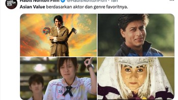 Jajaran artis Asian Value. Foto: Twitter