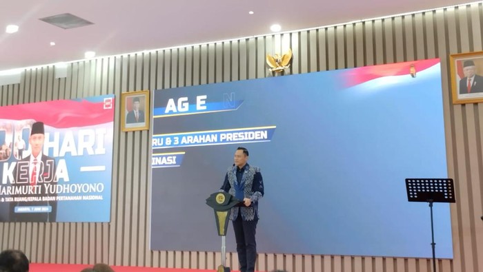 Menteri ATR Agus Harimurti Yudhoyono.