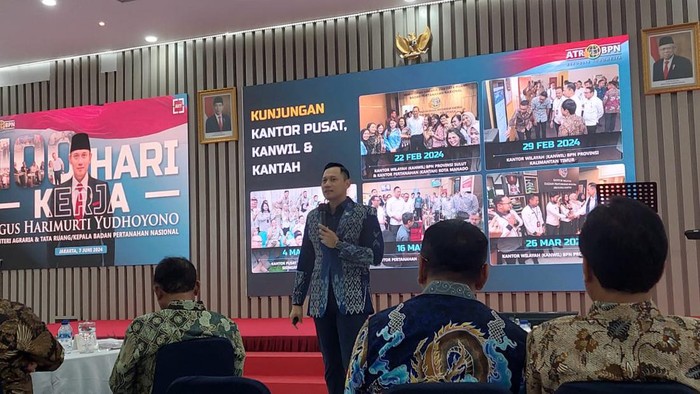 Menteri ATR Agus Harimurti Yudhoyono/Almadinah Putri-detikcom