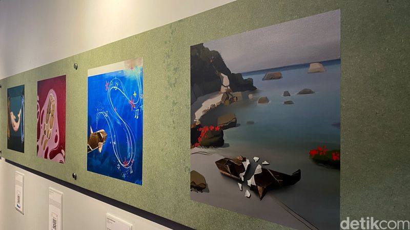 Pameran The Redmiller Blood Experience bertema The Great Ocean Stories bertajuk 'INSAN(G)' di Grey Art Gallery, Jalan Braga, Kota Bandung.