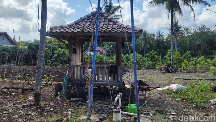 Penampakan sumur bor milik Sumarjuni yang patahkan kutukan di Menggoran, Gunungkidul. Foto diunggah Jumat (7/6/2024).