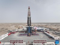 Pengeboran lubang terdalam di China